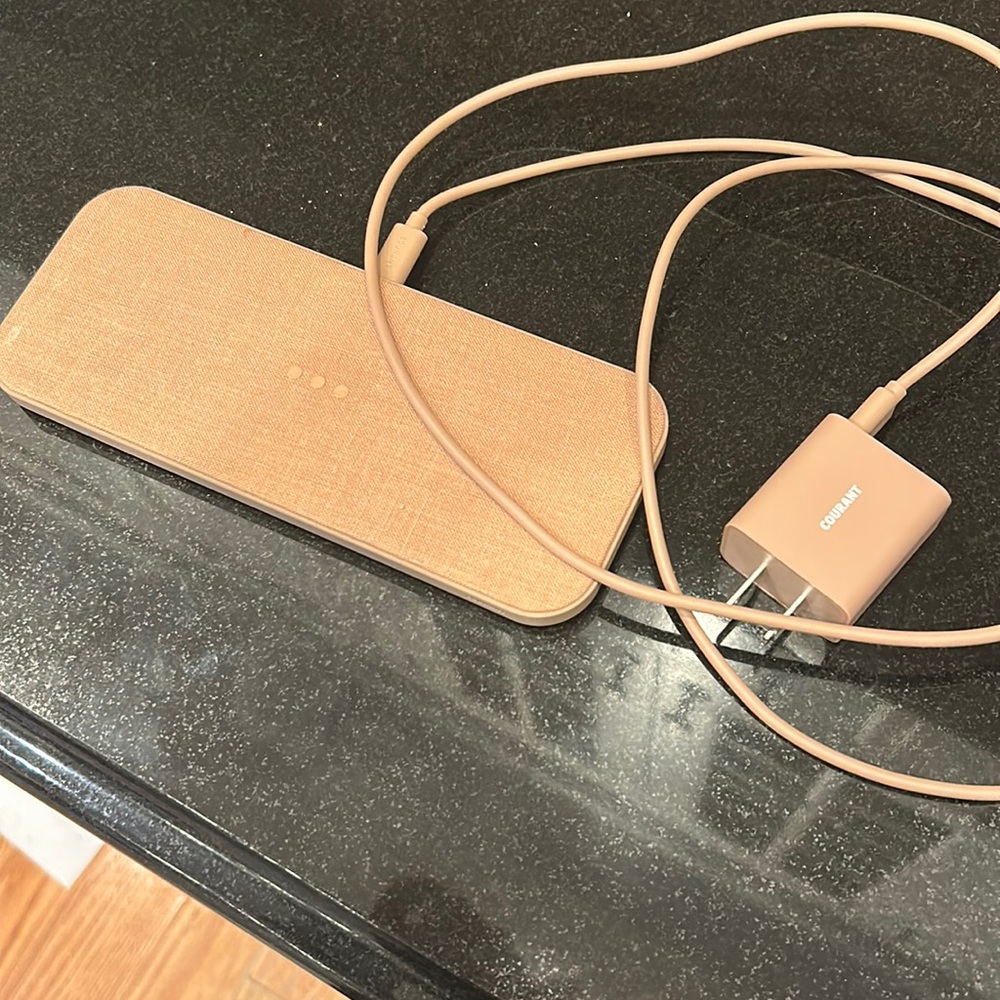 Courant double charger